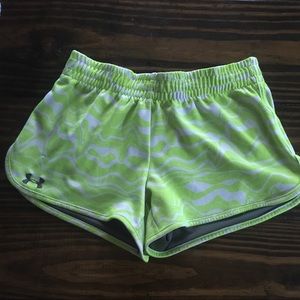 Under Armour Bright Florescent Yellow And White